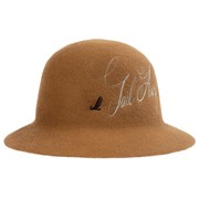 Junya Watanabe Comme Des Garcons Junya Watanabe Embroidered logo hat in brown 201643